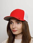 Бейсболка FLEXFIT арт. 6511T (красный / белый)